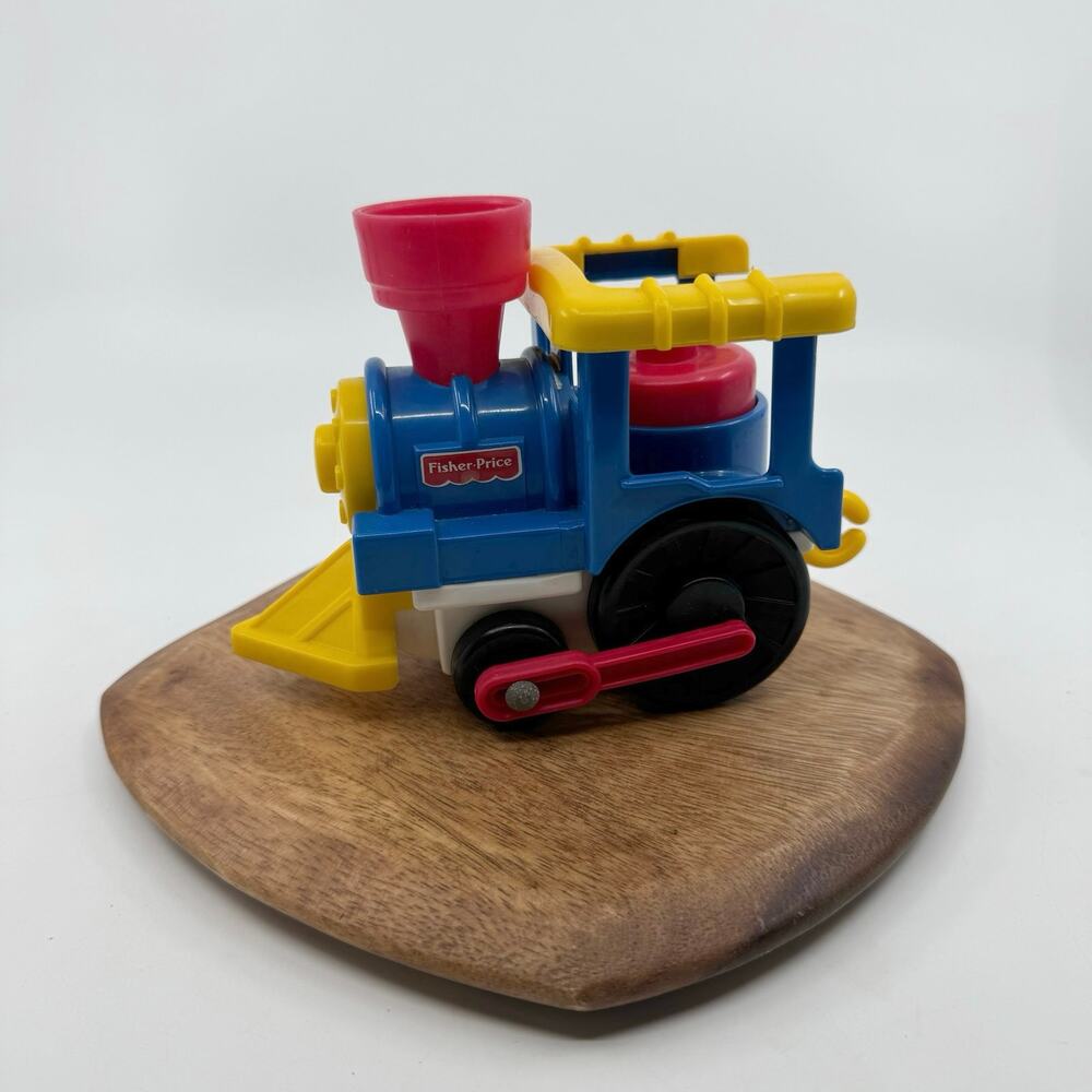 Vintage Fisher Price Little People 1991 Chunky Zoo Train Mini Figure Vehicle Toy